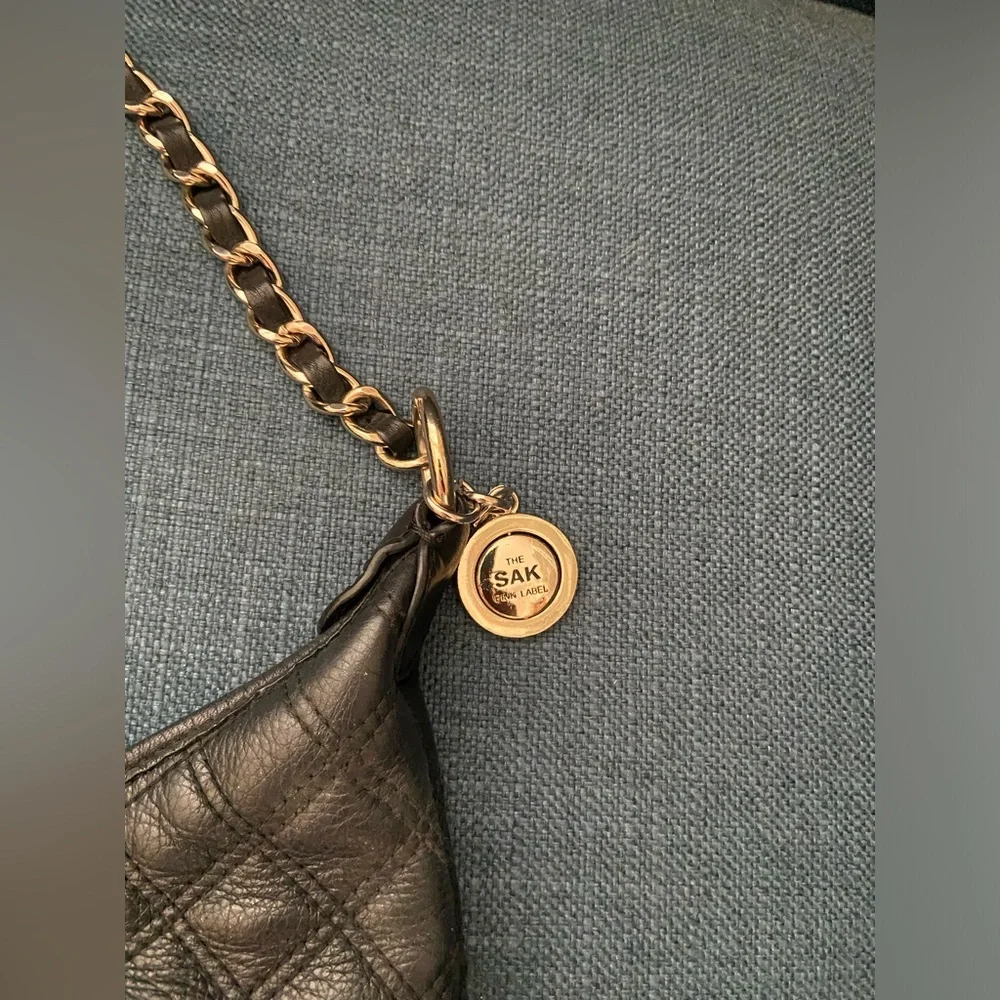 The Sak Black Hobo Bag with Quilted Design - Picture 5 of 15